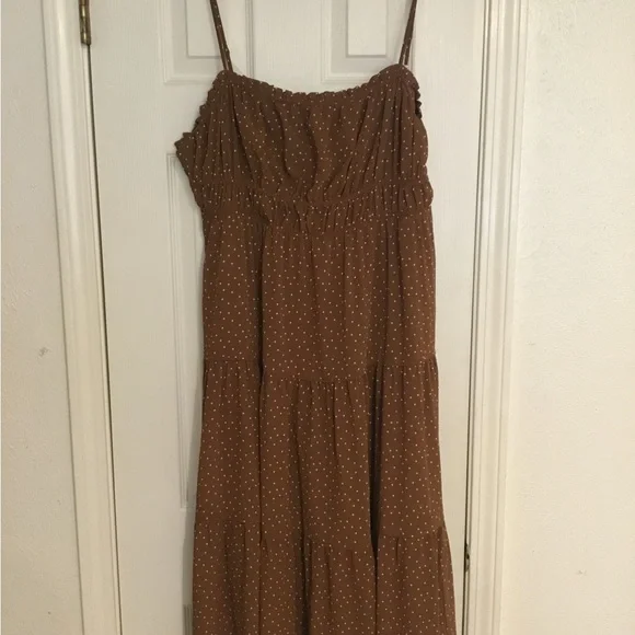 NWT Sophia Cami Tiered Madewell MIDI Dress In Dots- Size 16 - Picture 4 of 16